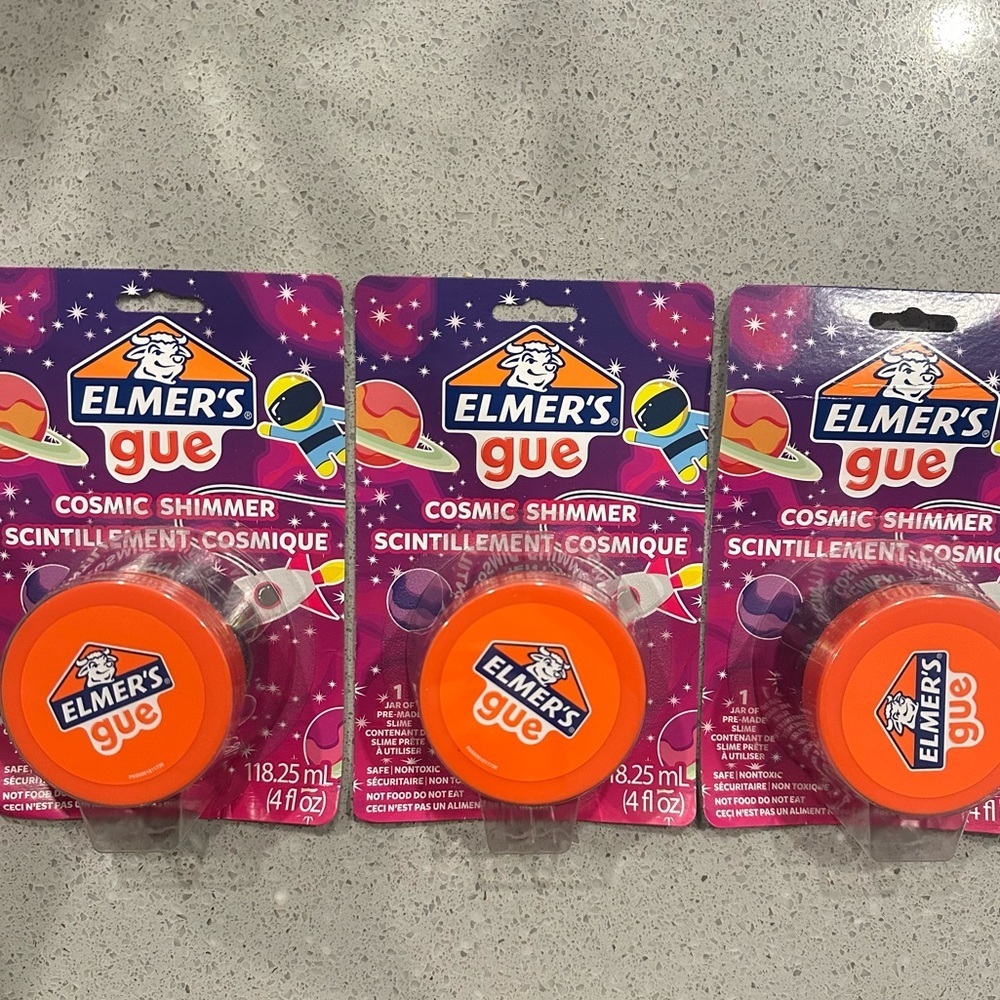 Elmer’s Gue Cosmic Shimmer Purple Slime Bundle